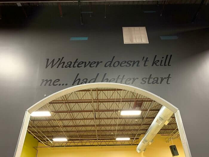 A Very UnMotivational Gym Quote