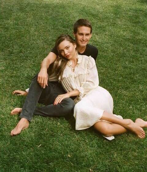 Miranda Kerr and Evan Spiegel