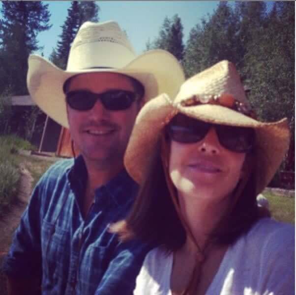 Chris O'Donnell and Caroline Fentress