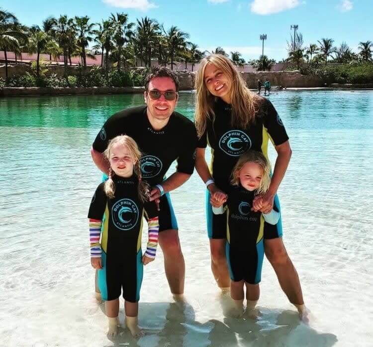 Jimmy Fallon and Nancy Juvonen