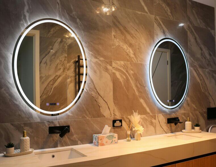 Illuminated Mirrors: Stylish Yet Challenging