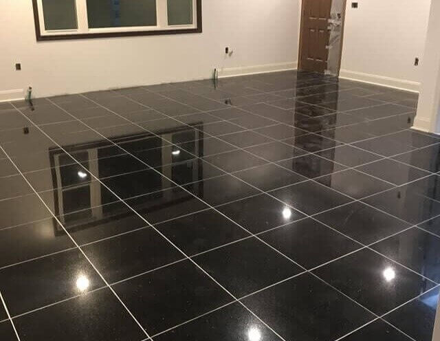 Glossy Black Tile Floors: Stunning but Slick