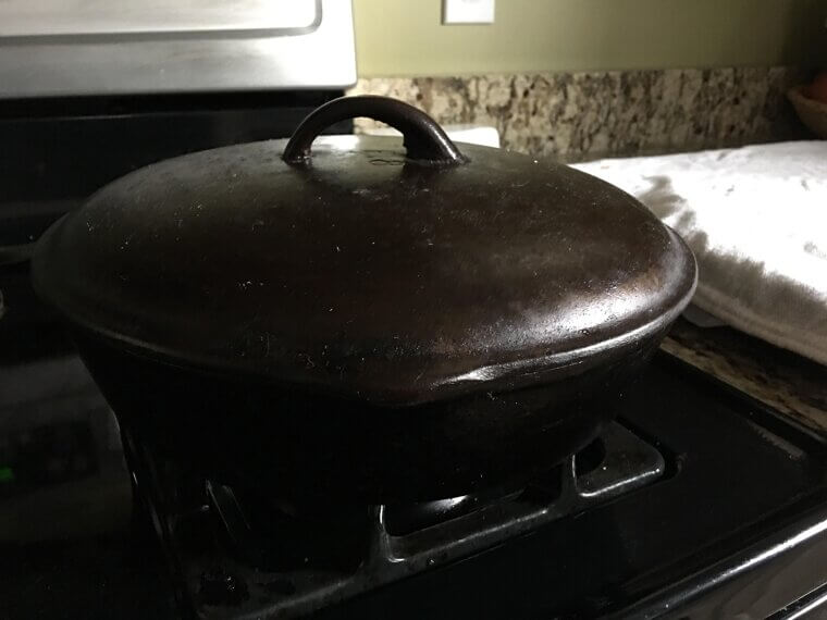 Using a Cast Iron Lid for Stove-Top Baking