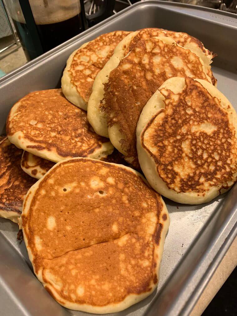 Adding Sour Milk to Pancakes for Extra Tang
