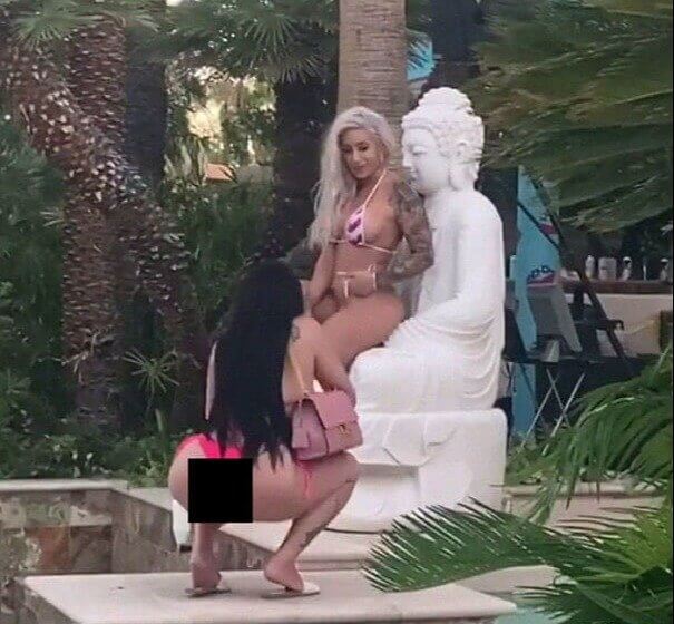 She Took Rubbing the Buddha's Belly to Another Level