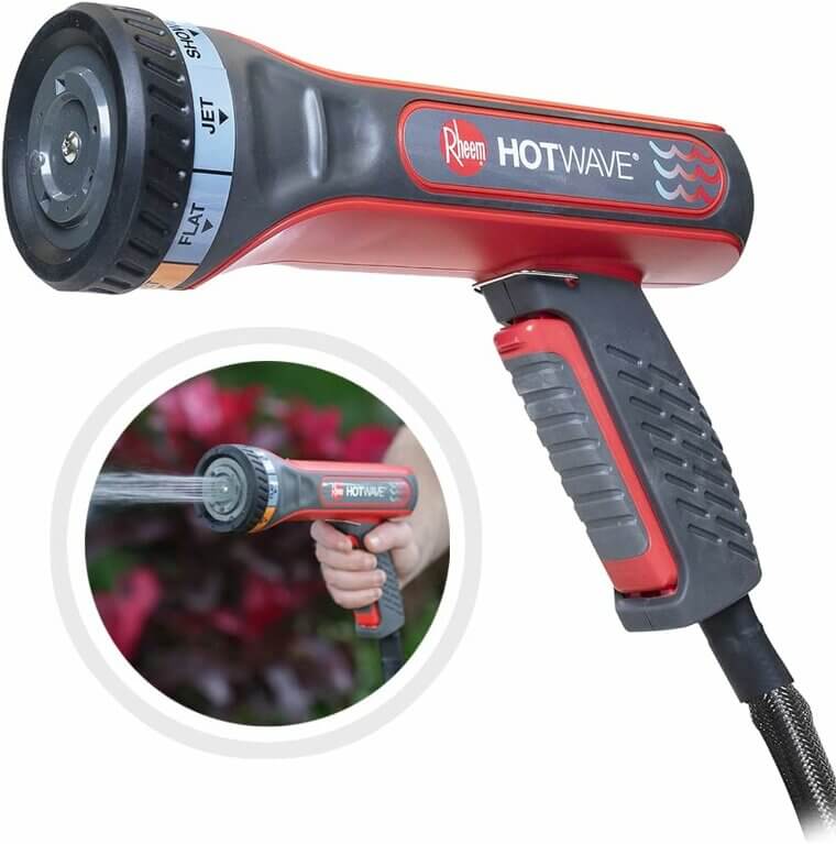 Revolutionize Outdoor Cleaning with Rheem HotWave Hose Nozzle! Don’t Miss the 12% Discount!