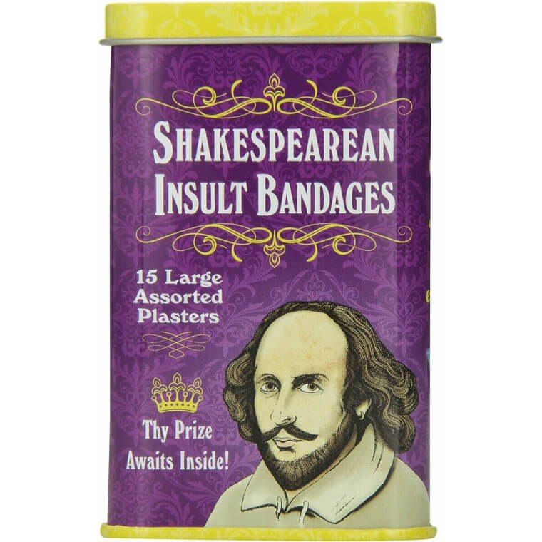 Shakespearean Insult Bandages - Add Wit to Your Wounds! 