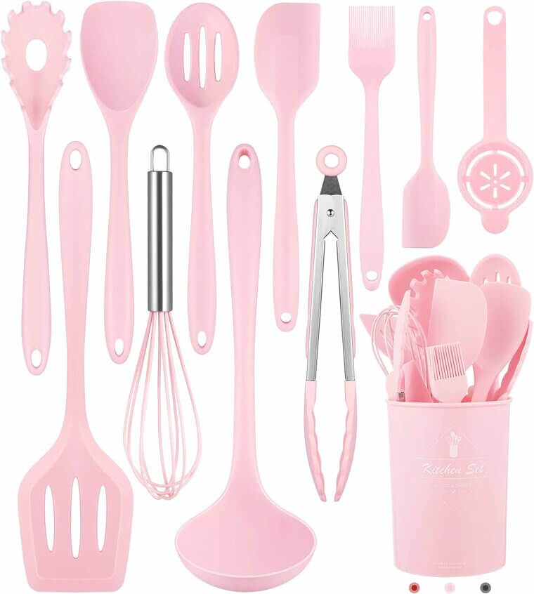 Upgrade Your Kitchen with Silicone Utensil Set - 12 Pieces 17% Off!