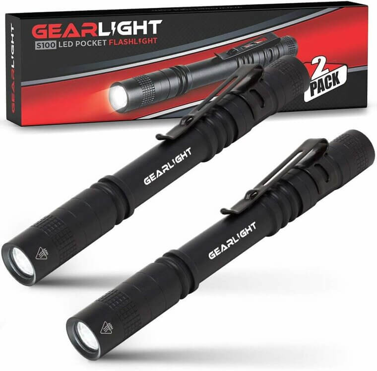 Illuminate Tight Spaces with GearLight Pocket Flashlight - Durable & Portable