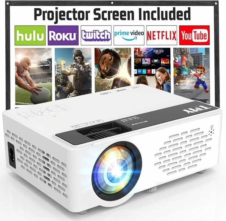 Elevate Your Home Theater With TMY Projector - 1080P HD & Bluetooth! - Now 41% Off!