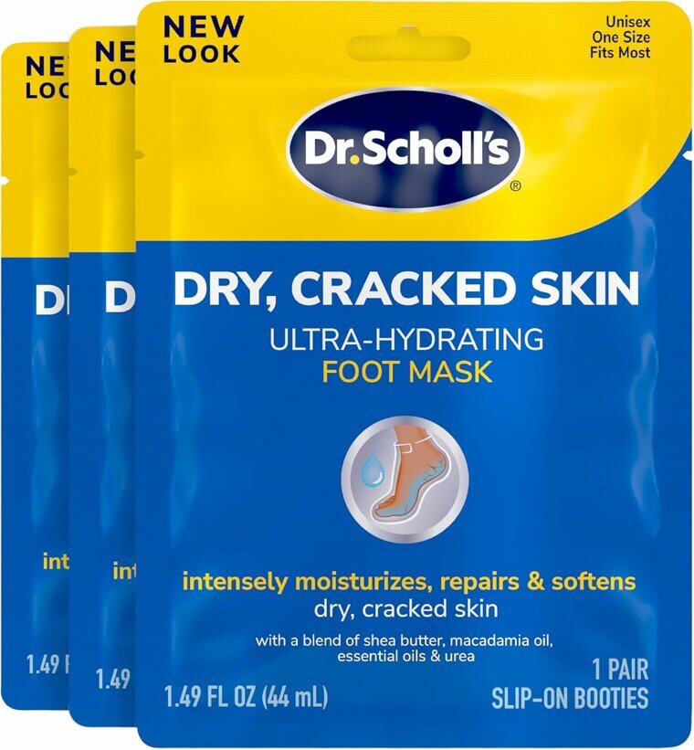 Revitalize Dry Feet With Dr. Scholl's Foot Mask -