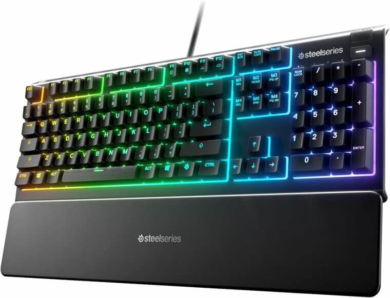 Elevate Your Gaming with SteelSeries Apex 3 Keyboard - Whisper Quiet & Water Resistant Now 27% Off!