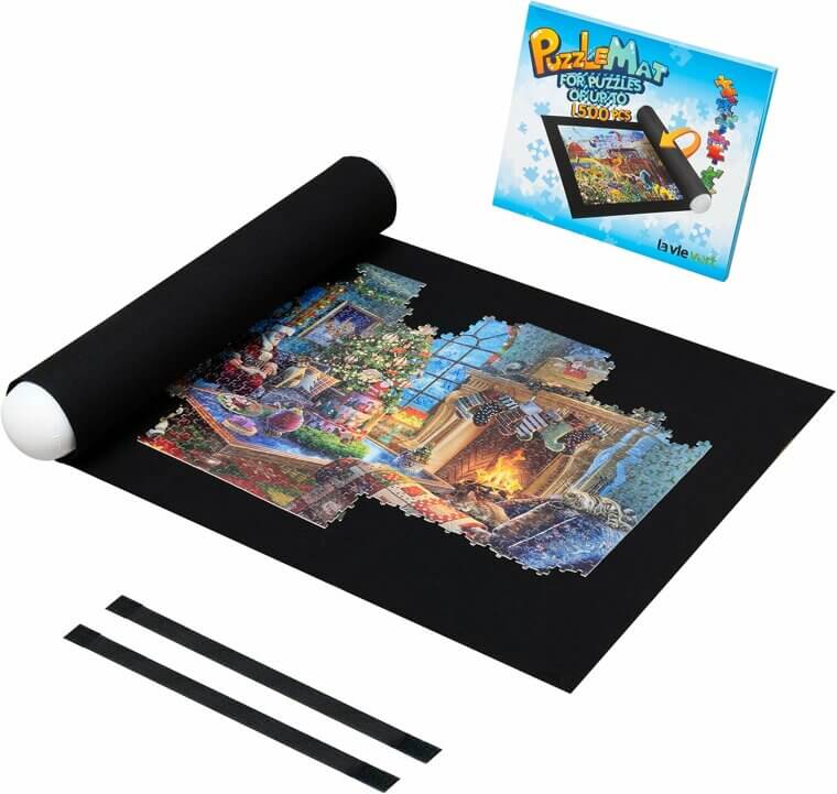 Portable Puzzle Mat Roll Up for Easy Jigsaw Storage - Now 8% Off!