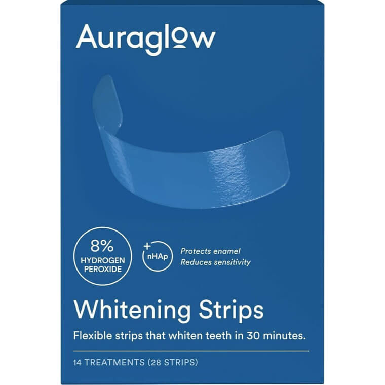 Transform Your Smile With Auraglow Strips for Sensitive Teeth!