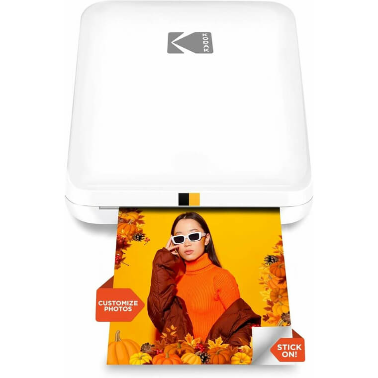 Capture Memories Instantly with Kodak Photo Printer - Portable & Stylish