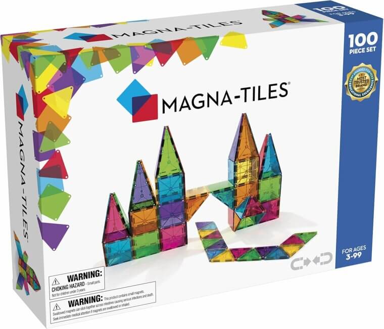 Unlock Creativity with MAGNA-TILES Classic Set - 100-Piece Magnetic Marvel!