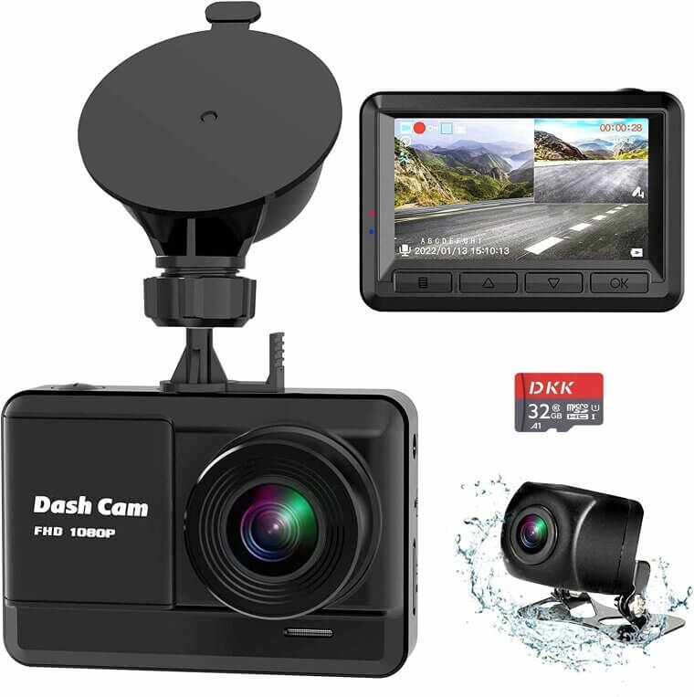 Capture Every Drive With Dash Cam Front and Rear - 37% Off! 
