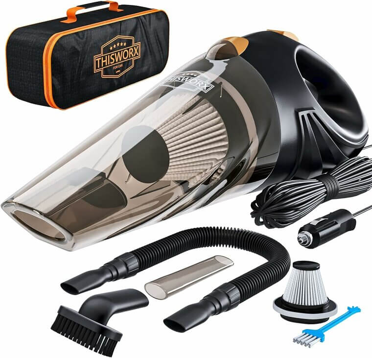 Experience Ultimate Clean With ThisWorx Car Vacuum - Lightweight & Powerful!