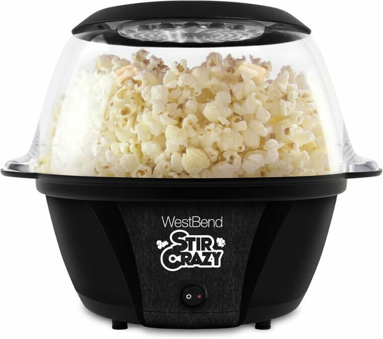 Experience Movie Nights with Stir Crazy Popcorn Maker -