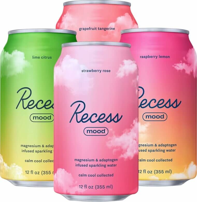 Relax with Recess Mood Drink - 12 Flavorful Relaxation Beverages