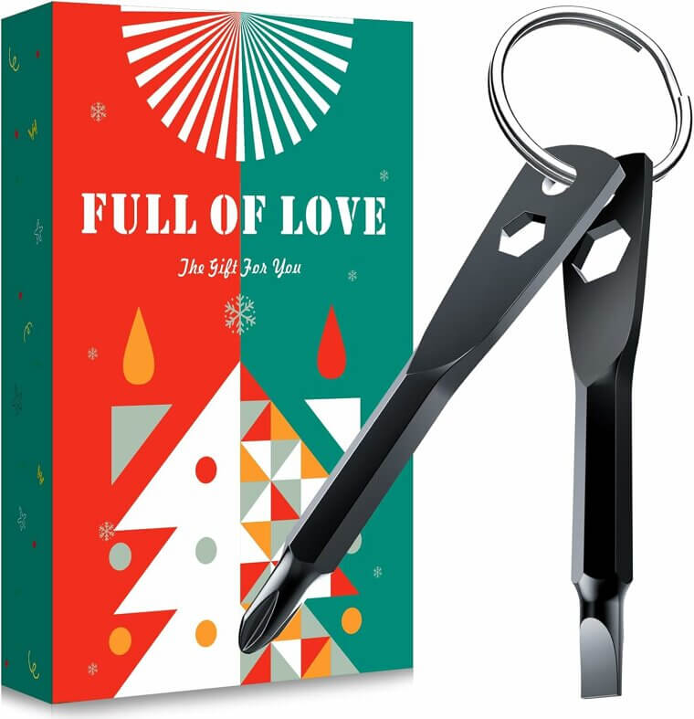 Innovative Keychain Screwdriver - Perfect Stocking Stuffer for Men - Now 17% Off!
