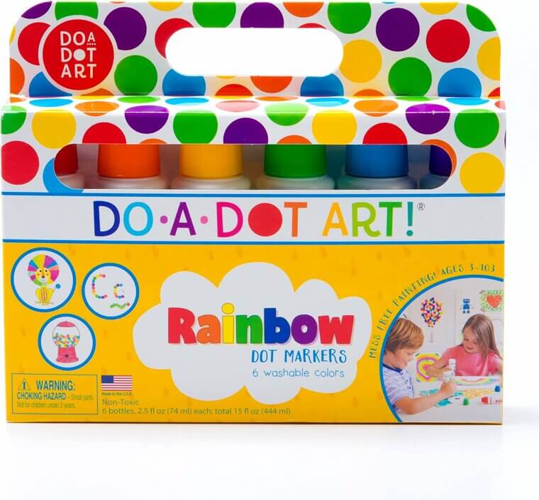 Unleash Creativity With Do A Dot Art Markers - Vibrant, Washable Fun!