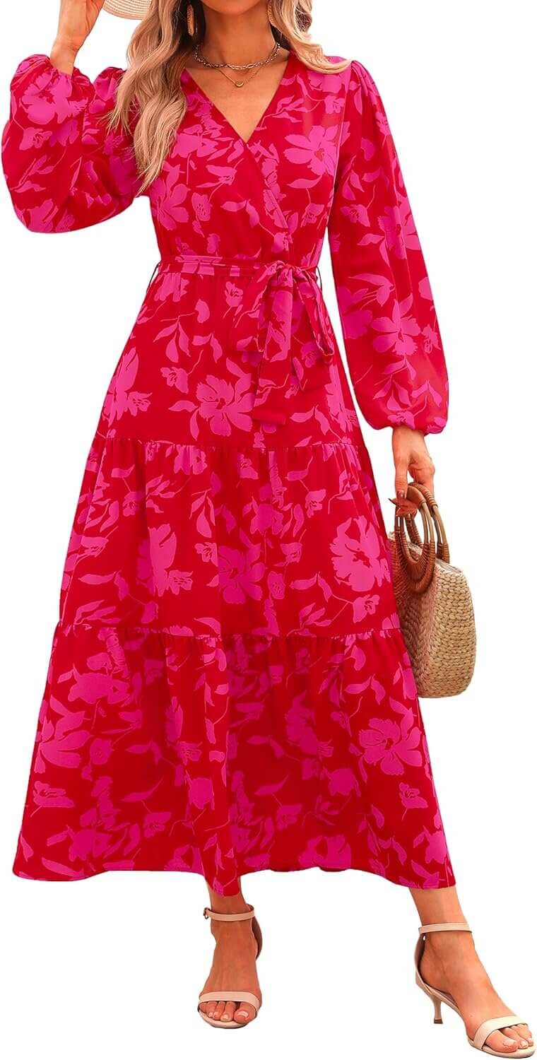 PRETTYGARDEN Floral Maxi Dress - Perfect for Spring and Summer! - Now 20% Off!