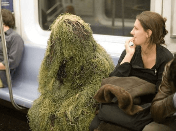A Strange Tree On The Train