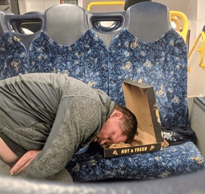 ​A Nap With Some Pizza