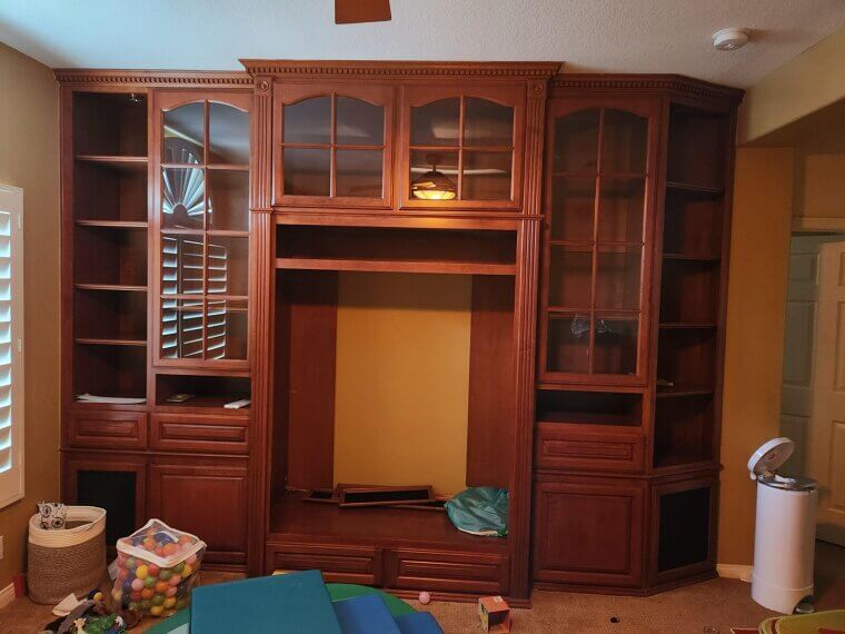 Built-In Media Centers for Tube TVs