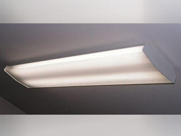 Fluorescent Box Lighting: The Office Kitchen Glow