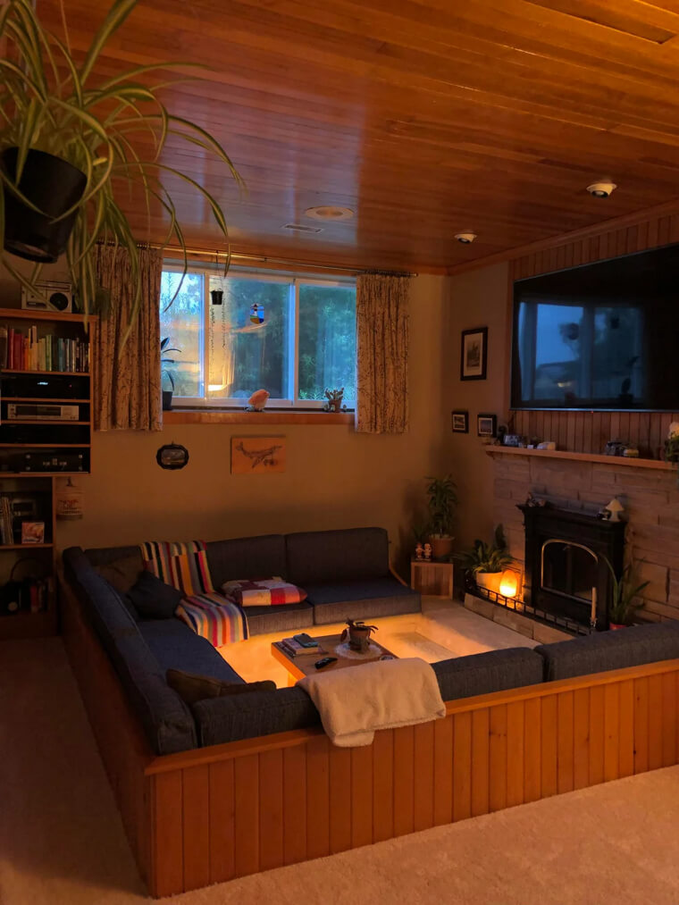 Sunken Living Rooms: The Conversation Pit Trip Hazard