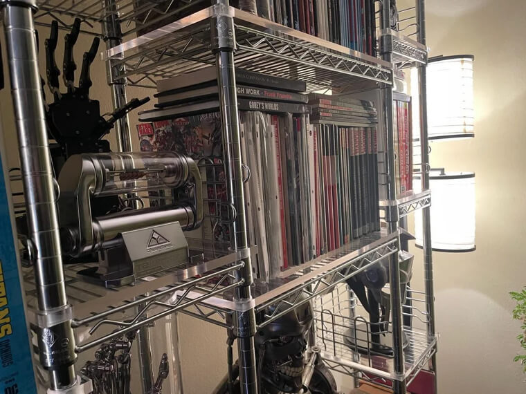 Chrome Wire Shelving in Pantries
