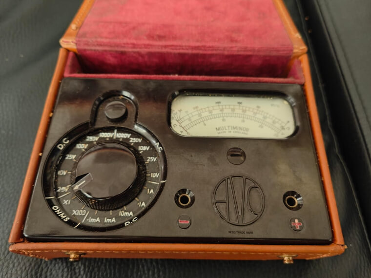 Vintage Multimeters With Analog Dials