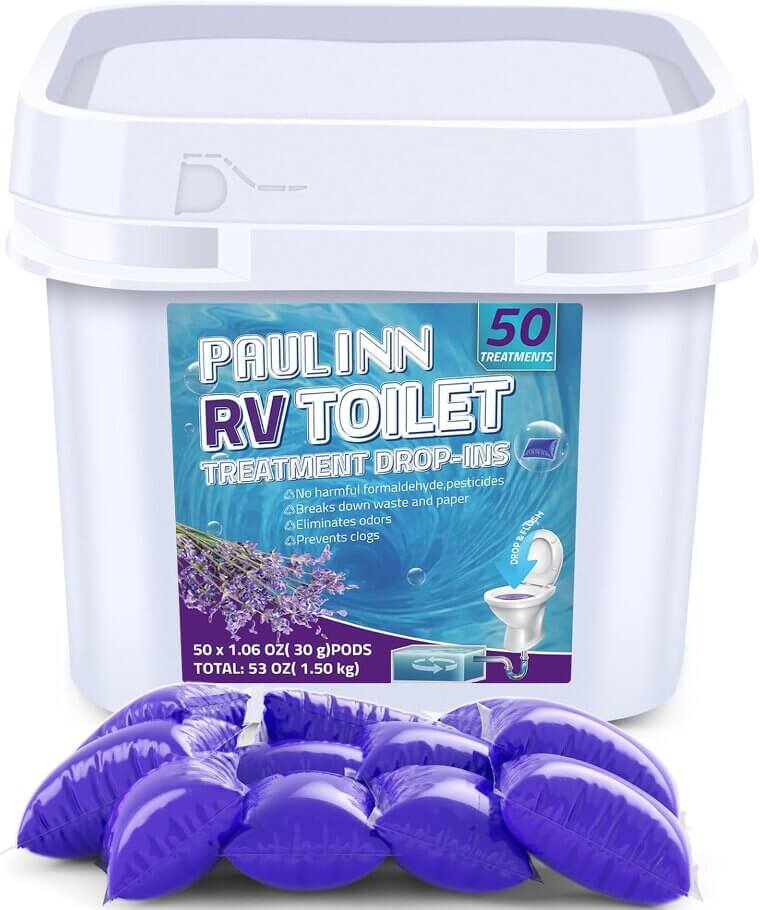 PAULINN RV Toilet Pods - Easy, Effective Odor Control - Don’t Miss the 10% Discount!