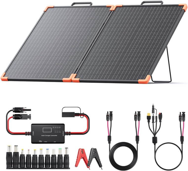 Portable Solar Panel - Perfect for Camping & RV Trips - Now 21% Off!