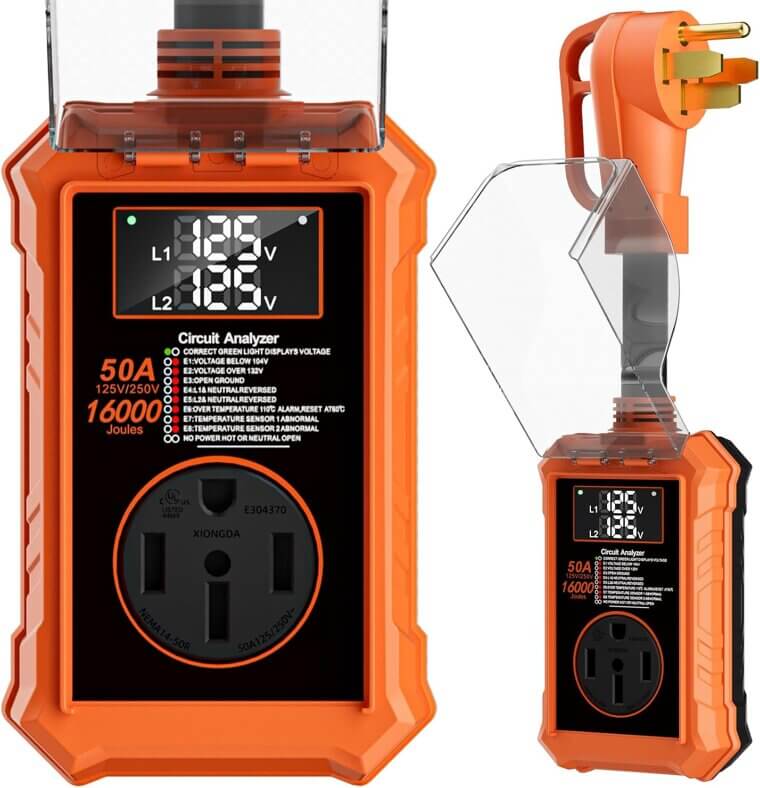 RV Surge Protector 50 Amp - Ultimate Safety for Your Travels - Don’t Miss the 10% Discount!