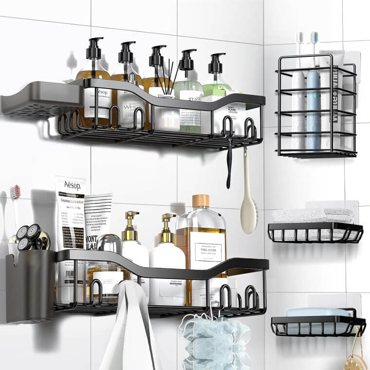 NESOMI Shower Caddy - Stylish and Practical Bathroom Storage - Now 25% Off!