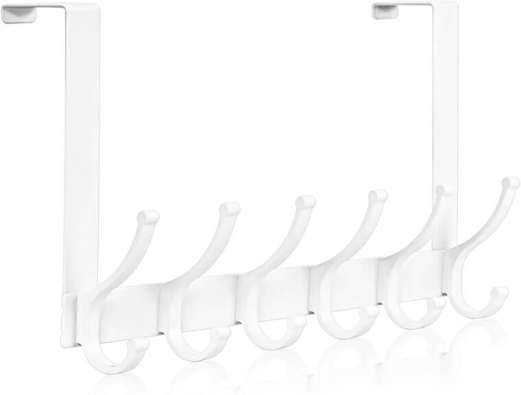Over The Door Hooks for Easy Hanging - Maximize Space Effortlessly - Don’t Miss the 21% Discount!