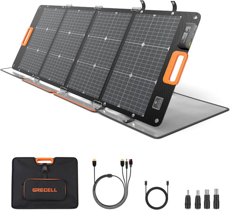 GRECELL Solar Panel - Portable Power for Outdoor Adventures - Now 50% Off!