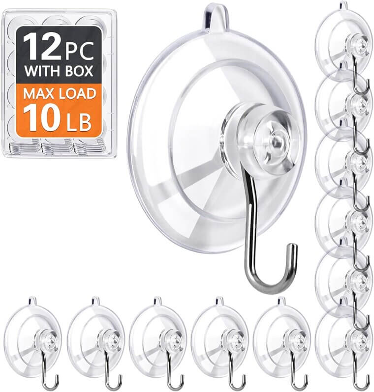 KORCCI Suction Cup Hooks - Organize Effortlessly, No Damage! - Now 25% Off!