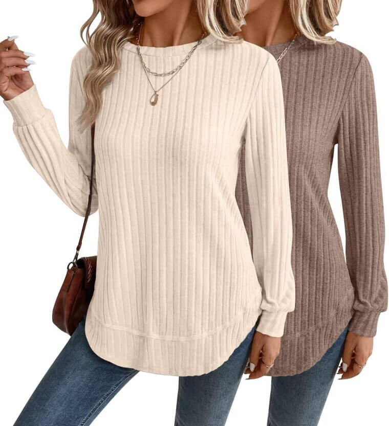Bliwov Women's Tunic Tops - Trendy Fall Fashion Essential 