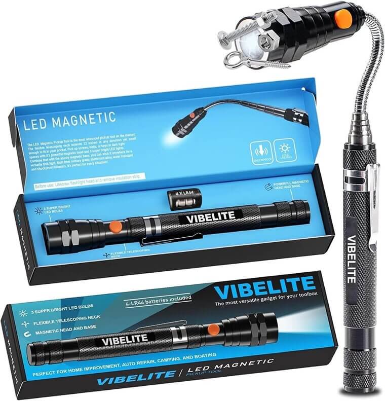 VIBELITE Magnetic Flashlight Tool - Perfect Gift for Him or Her - Now 32% Off!