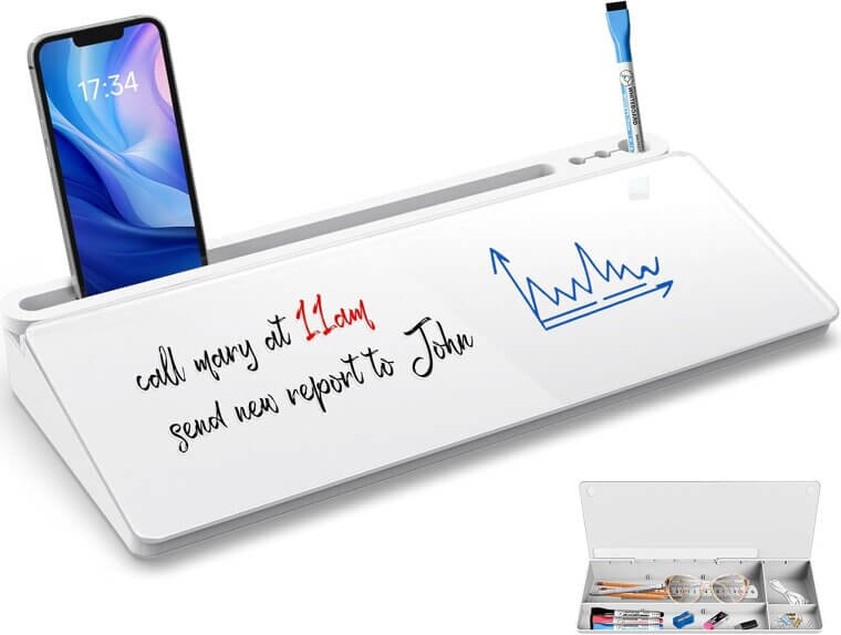 Schreibtisch Organizer Whiteboard Für Notizen Und Erinnerungen 