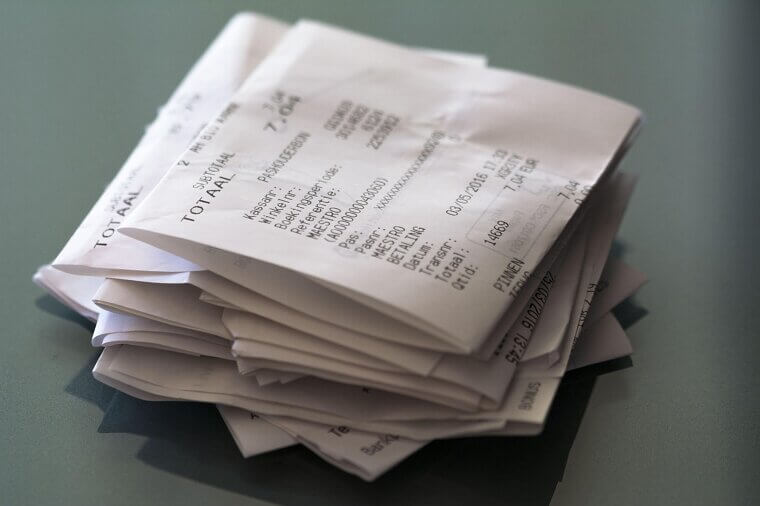 Old Receipts