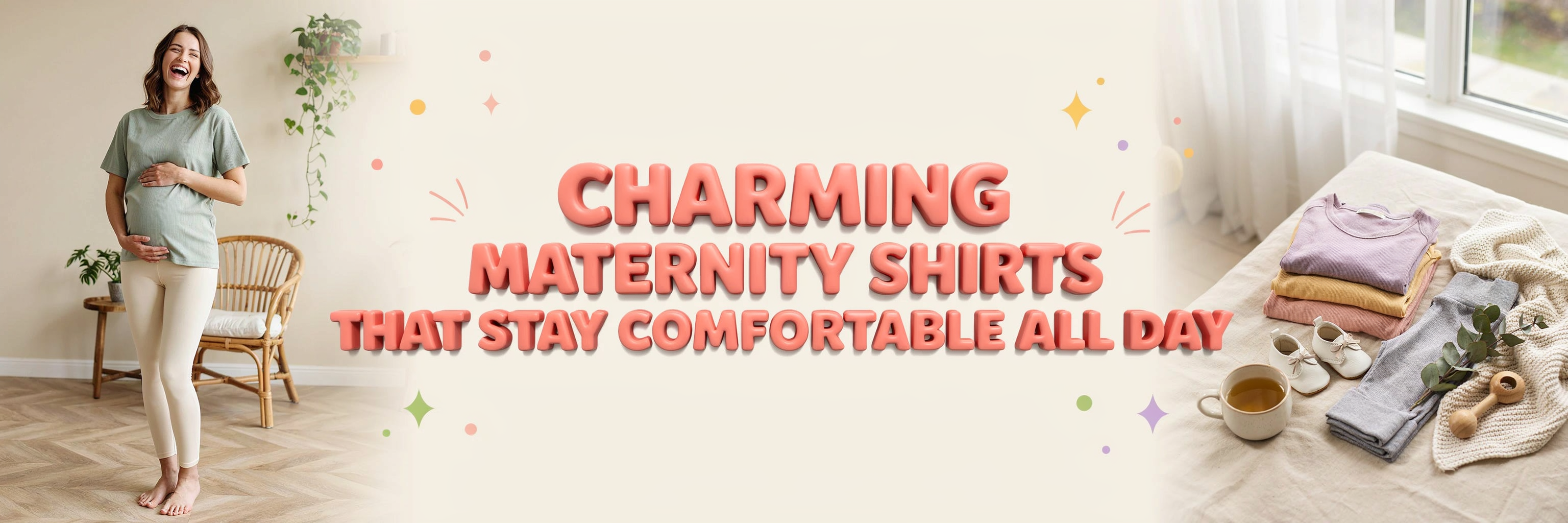 Join Thousands of Moms Loving Our Stretchy Maternity Shirts