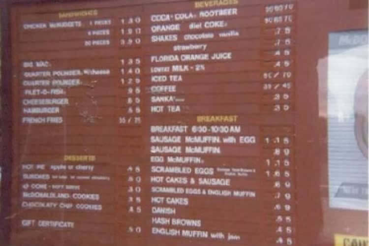 When The McDonald’s Sign Used To Be Simple