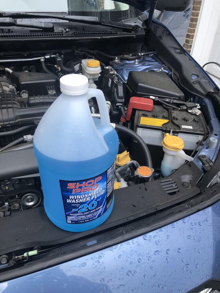 Windshield Wiper Fluid Can Be Replaced By Water: False