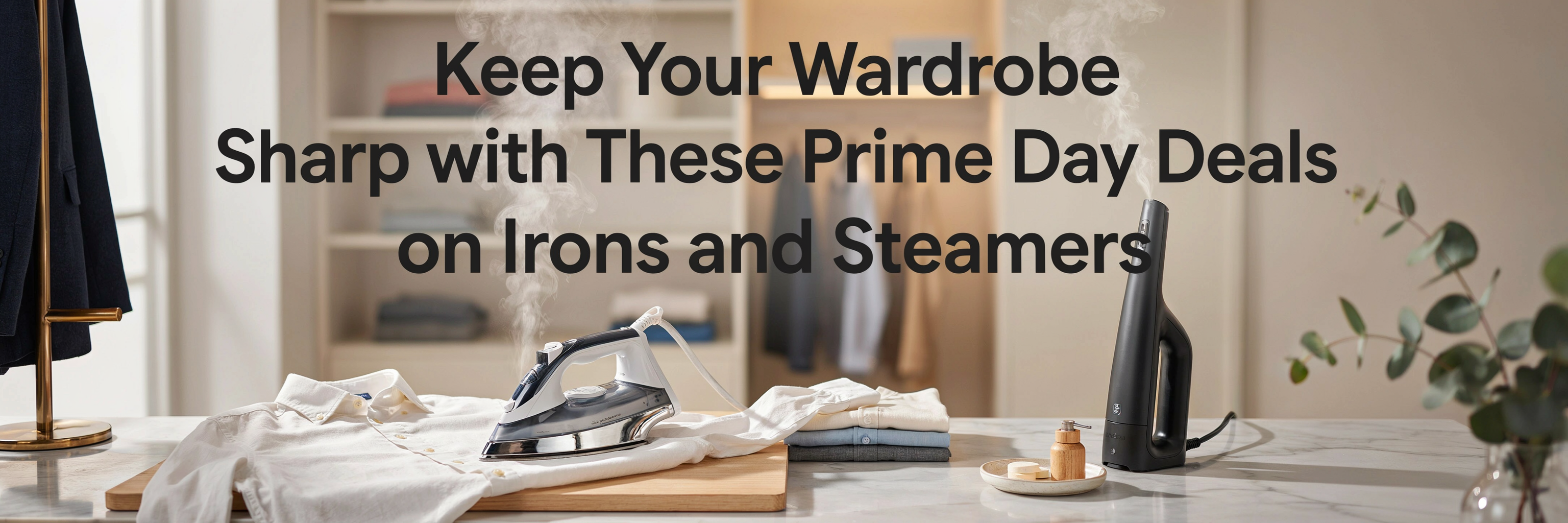 Keep Your Wardrobe Sharp With These Prime Day Deals on Irons and Steamers