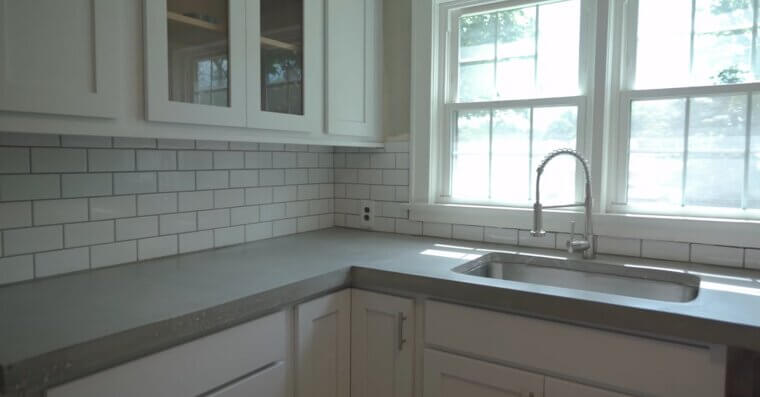 DIY Concrete Countertops